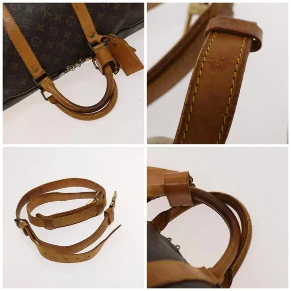 LOUIS VUITTON Monogram Keepall Bandouliere 55 Boston Bag M41414 LV Auth ac3775 - Picture 16 of 16